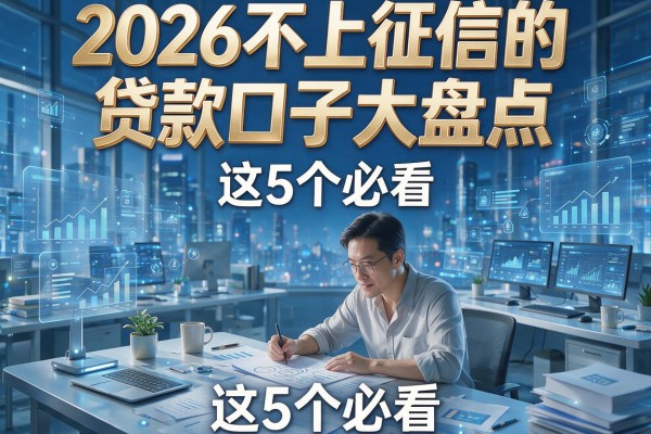 2026不上征信的贷款口子大盘点,这5个必看!