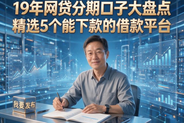 19年网贷分期口子大盘点，精选5个能下款的借款平台