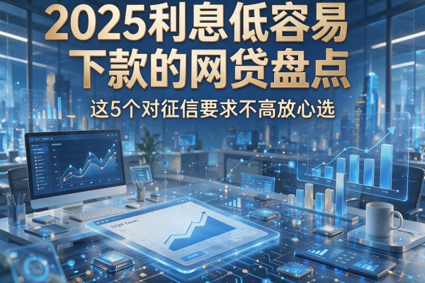 2025利息低容易下款的网贷盘点，这5个对征信要求不高放心选