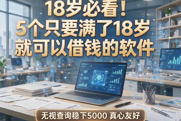 18岁必看!5个只要满了18岁就可以借钱的软件,无视查询稳下5000,真心友好