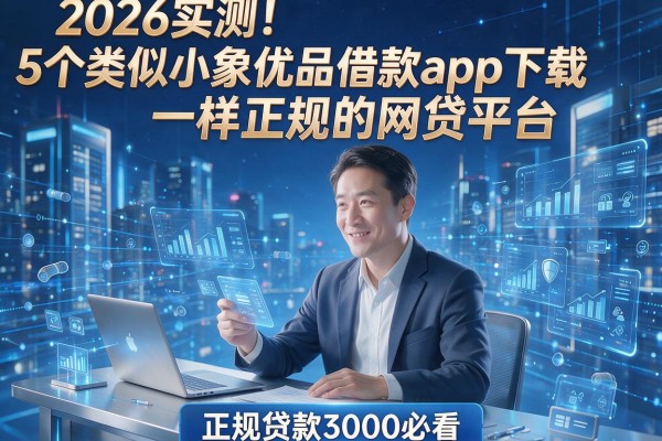 2026实测！5个类似小象优品借款app下载一样正规的网贷平台，正规贷款3000必看