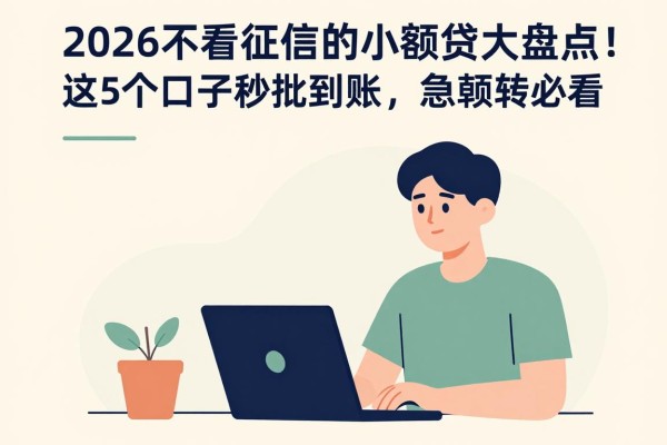 2026不看征信的小额贷大盘点!这5个口子秒批到账,急需周转必看