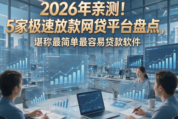 2026年亲测!5家极速放款网贷平台盘点,堪称最简单最容易贷款软件