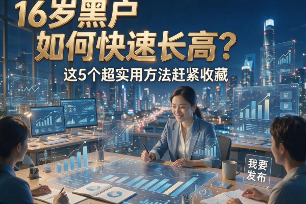 16岁黑户如何快速长高？这5个超实用方法赶紧收藏！