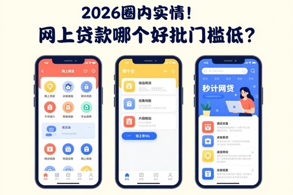 2026圈内实情!网上贷款哪个好批门槛低?今日盘点这5个可靠秒下的网贷软件