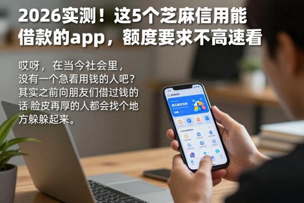2026实测！这5个芝麻信用能借款的app，额度要求不高速看