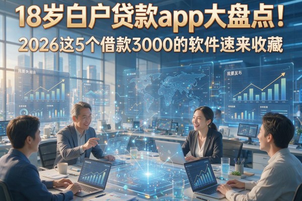 18岁白户贷款app大盘点!2026这5个借款3000的软件速来收藏