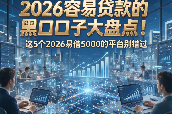 2026容易贷款的黑口子大盘点！这5个2026易借5000的平台别错过