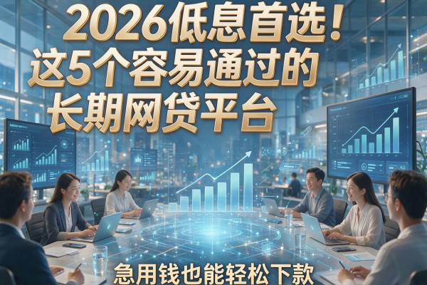 2026低息首选！这5个容易通过的长期网贷平台，急用钱也能轻松下款！