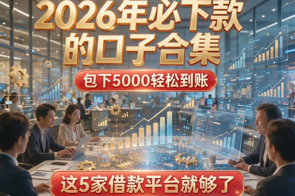 2026年必下款的口子合集，包下5000轻松到账，这5家借款平台就够了！