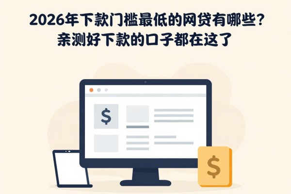 2026年下款门槛最低的网贷有哪些？亲测好下款的口子都在这了！