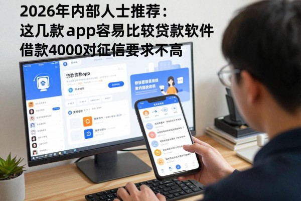 2026年内部人士推荐：这几款app容易比较贷款软件，借款4000对征信要求不高