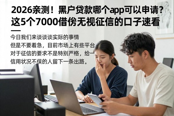 2026亲测！黑户贷款哪个app可以申请？这5个7000借款无视征信的口子速看