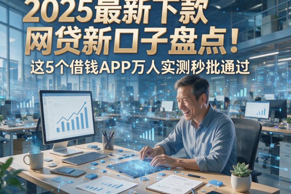 2025最新下款网贷新口子盘点!这5个借钱APP万人实测秒批通过