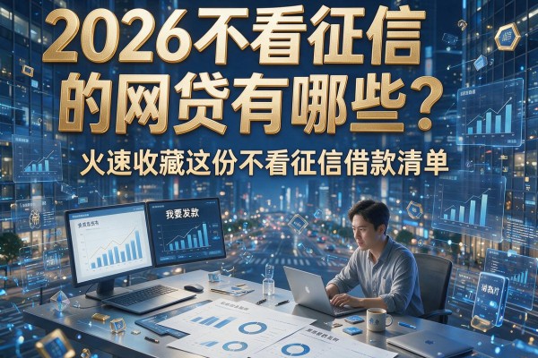 2026不看征信的网贷有哪些？火速收藏这份不看征信借款清单！