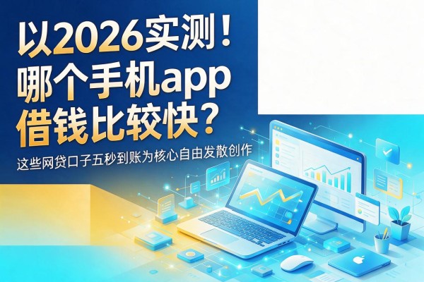 2026实测!哪个手机app借钱比较快?这些网贷口子五秒到账