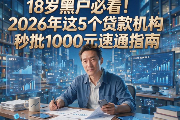 18岁黑户必看!2026年这5个贷款机构秒批1000元速通指南