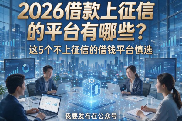 2026借款上征信的平台有哪些?这5个不上征信的借钱平台慎选!