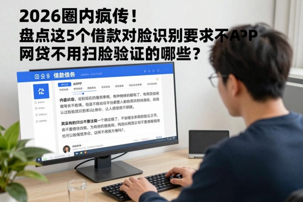 2026圈内疯传！盘点这5个借款对脸识别要求不高的APP，网贷不用扫脸验证的有哪些？