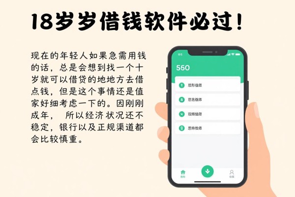 18岁借钱软件必过!5个亲测能下5000以内的小额贷款App推荐