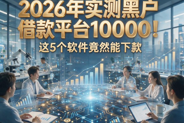 2026年实测黑户借款平台10000!这5个软件竟然能下款