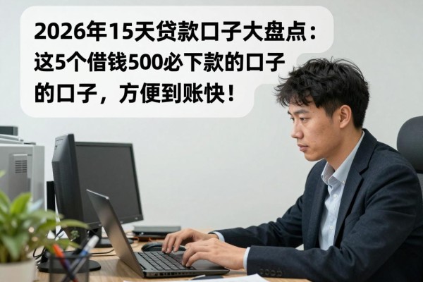 2026年15天贷款口子大盘点：这5个借钱500必下款的口子，方便到账快！