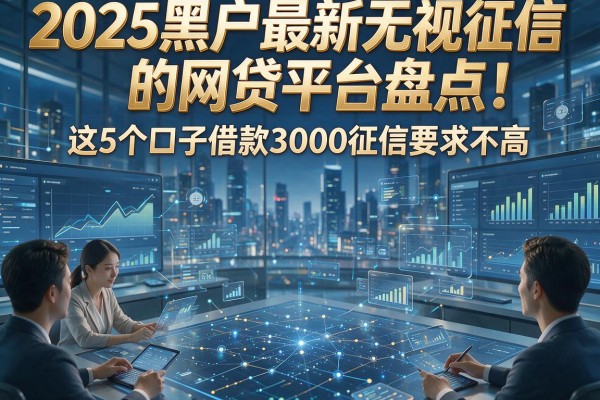2025黑户最新无视征信的网贷平台盘点!这5个口子借款3000征信要求不高
