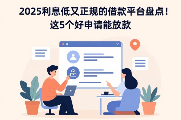 2025利息低又正规的借款平台盘点!这5个好申请能放款