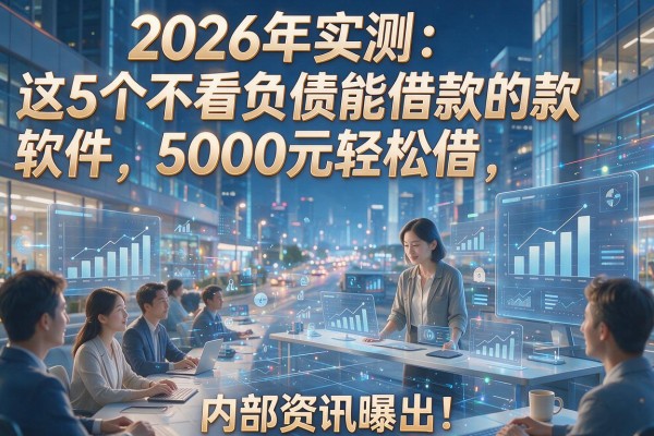 2026年实测:这5个不看负债能借款的软件,5000元轻松借,内部资讯曝光!
