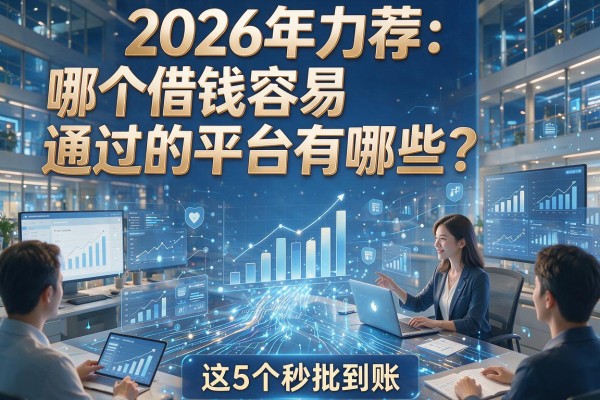 2026年力荐：哪个借钱容易通过的平台有哪些？这5个秒批到账！
