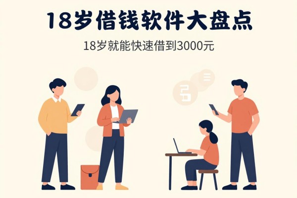 18岁借钱软件大盘点，这些平台18岁就能快速借到3000元