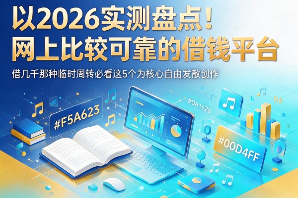 2026实测盘点!网上比较可靠的借钱平台,借几千那种临时周转必看这5个