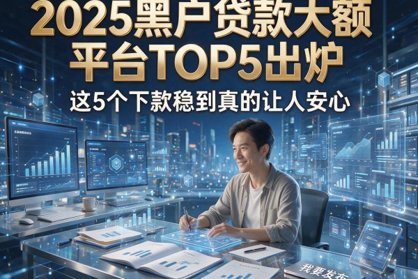 2025黑户贷款大额平台TOP5出炉，这5个下款稳到真的让人安心！
