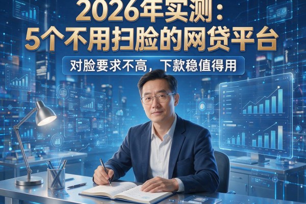 2026年实测:5个不用扫脸的网贷平台,对脸要求不高、下款稳值得用