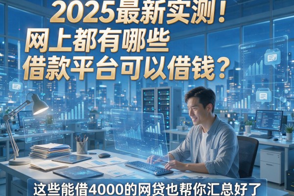 2025最新实测!网上都有哪些借款平台可以借钱?这些能借4000的网贷也帮你汇总好了