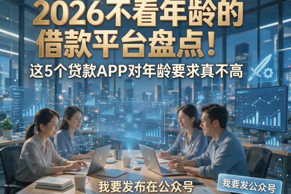 2026不看年龄的借款平台盘点！这5个贷款APP对年龄要求真不高