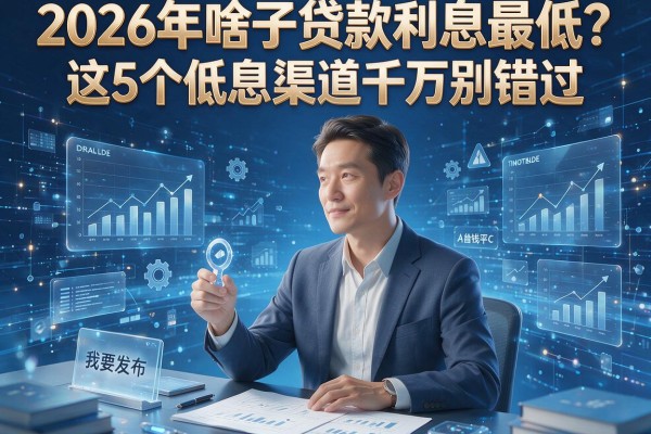 2026年啥子贷款利息最低？这5个低息渠道千万别错过！