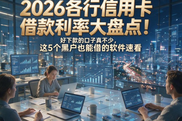 2026各行信用卡借款利率大盘点!好下款的口子真不少,这5个黑户也能借的软件速看