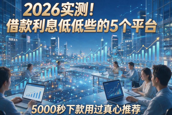 2026实测！借款利息低低些的5个平台，5000秒下款用过真心推荐