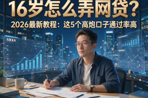16岁怎么弄网贷？2026最新教程：这5个高炮口子通过率高