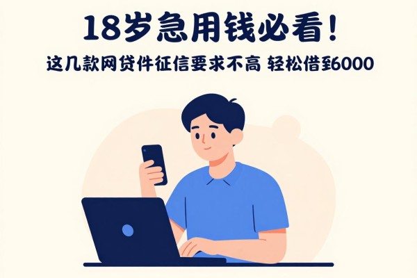 18岁急用钱必看!这几款网贷软件征信要求不高,轻松借到6000