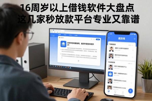 16周岁以上借钱软件大盘点，这几家秒放款平台专业又靠谱