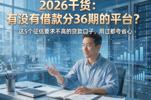 2026干货:有没有借款分36期的平台?这5个征信要求不高的贷款口子,用过都夸省心