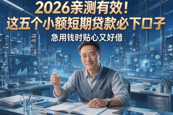 2026亲测有效!这五个小额短期贷款必下口子,急用钱时贴心又好借!
