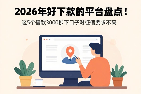 2026年好下款的平台盘点！这5个借款3000秒下口子对征信要求不高，附风控技巧