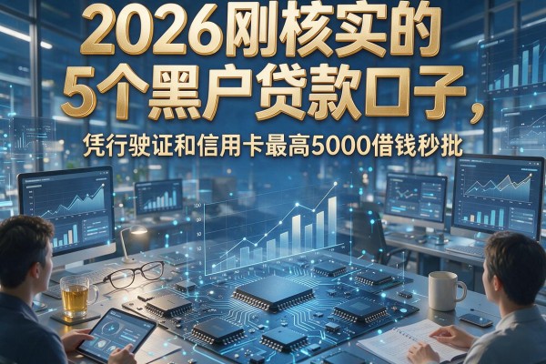 2026刚核实的5个黑户贷款口子，凭行驶证和信用卡最高5000借钱秒批