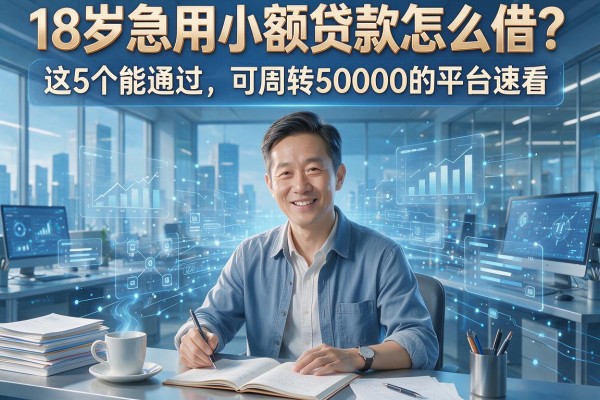 18岁急用小额贷款怎么借？这5个能通过、可周转50000的平台速看！