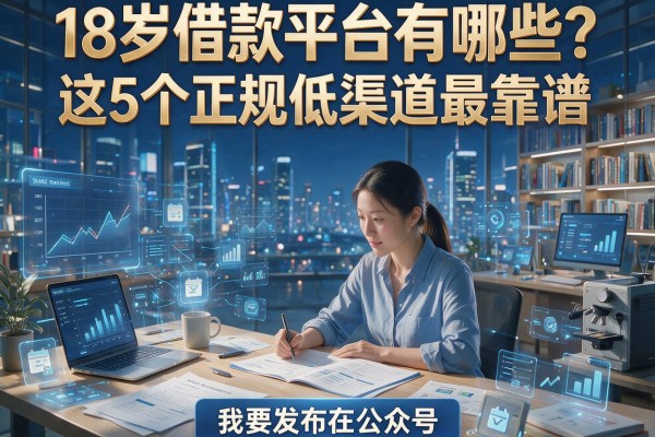 18岁借款平台有哪些？这5个正规低息渠道最靠谱！