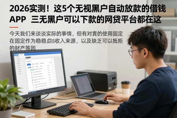 2026实测！这5个无视黑户自动放款的借钱APP，三无黑户可以下款的网贷平台都在这