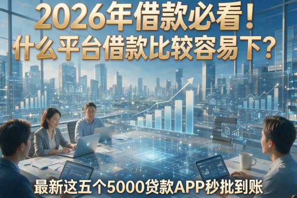 2026年借款必看！什么平台借款比较容易下？最新这五个5000贷款APP秒批到账